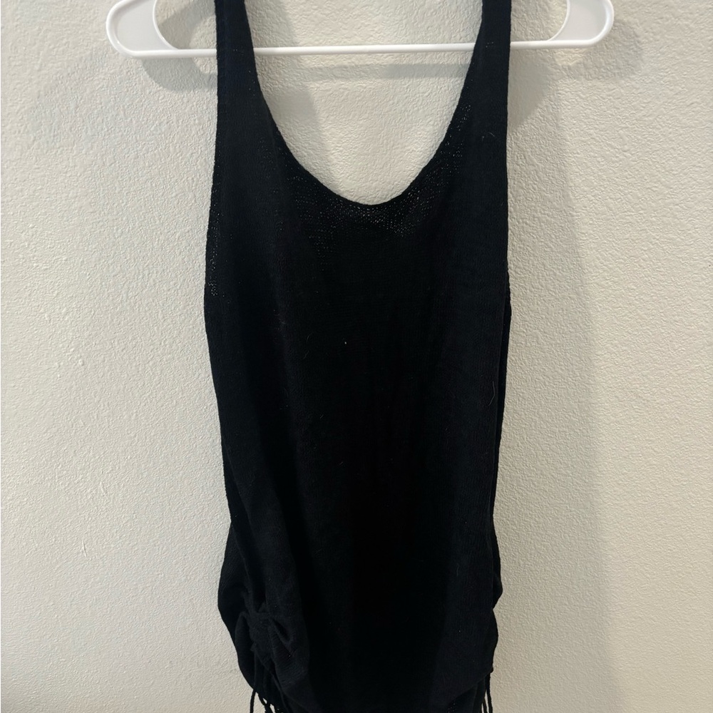 Black swimsuit cover up